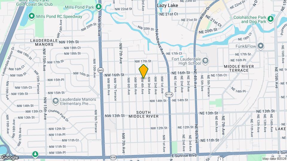 1524 NW 4th Ave Map and Location Details