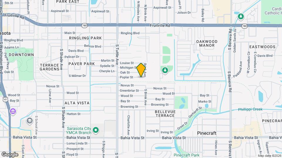 2976 Poplar St Map and Location Details