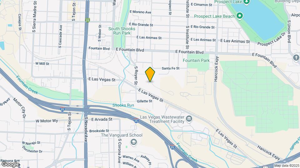 1128 S El Paso St Map and Location Details