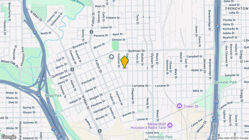 1215 Noble St Map and Location Details