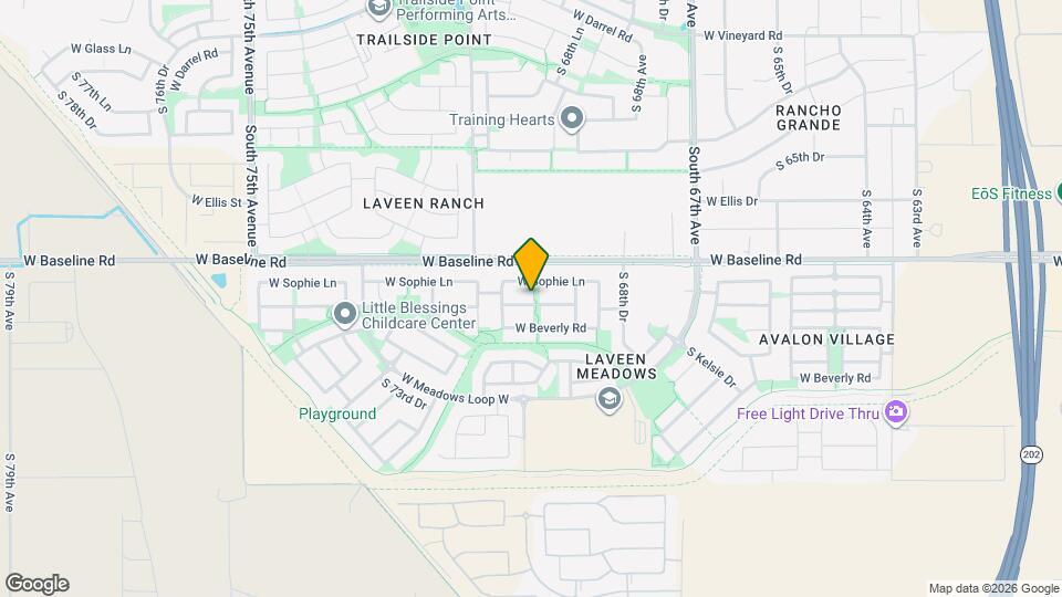 7024 W Branham Ln Mapa y Detalles de la Ubicación