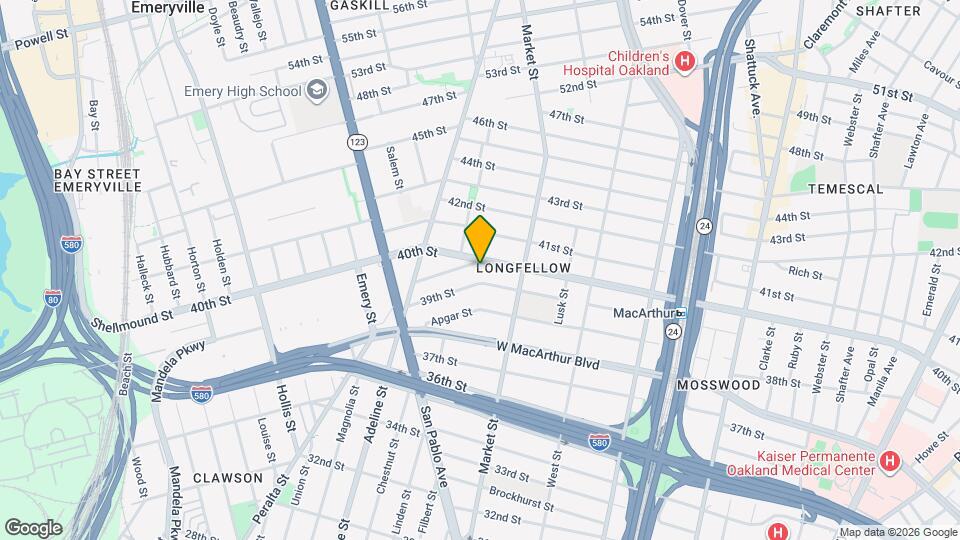 961 Yerba Buena Ave, Unit 11 Mapa y Detalles de la Ubicación