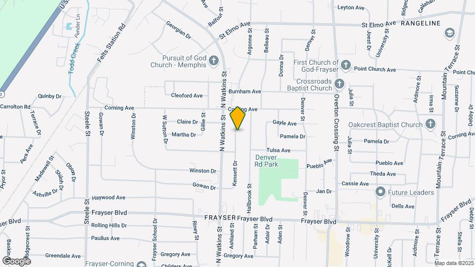 3582 Kensett Dr Map and Location Details