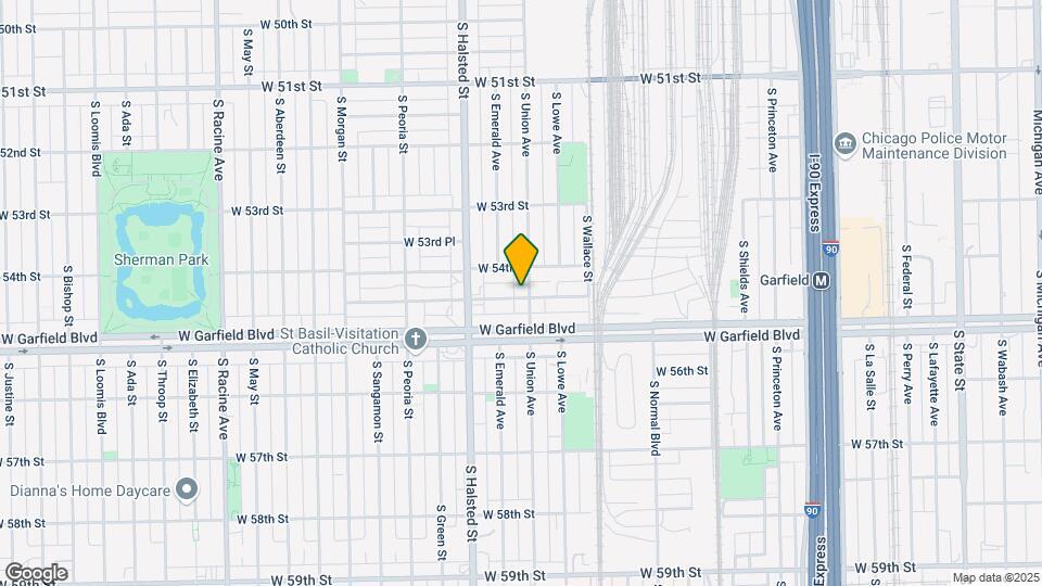 5424 S Union Ave, Unit 1E Map and Location Details
