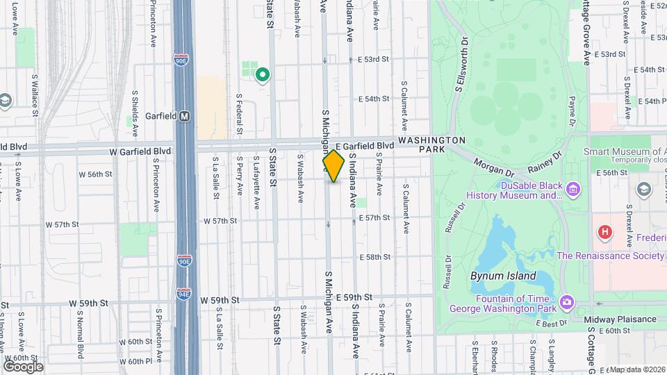 5615 S Michigan Ave Map and Location Details