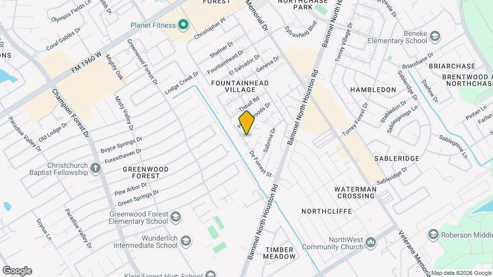 12318 De Forrest St Map and Location Details