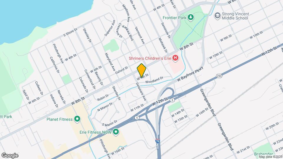 1837 W 9th St Map and Location Details