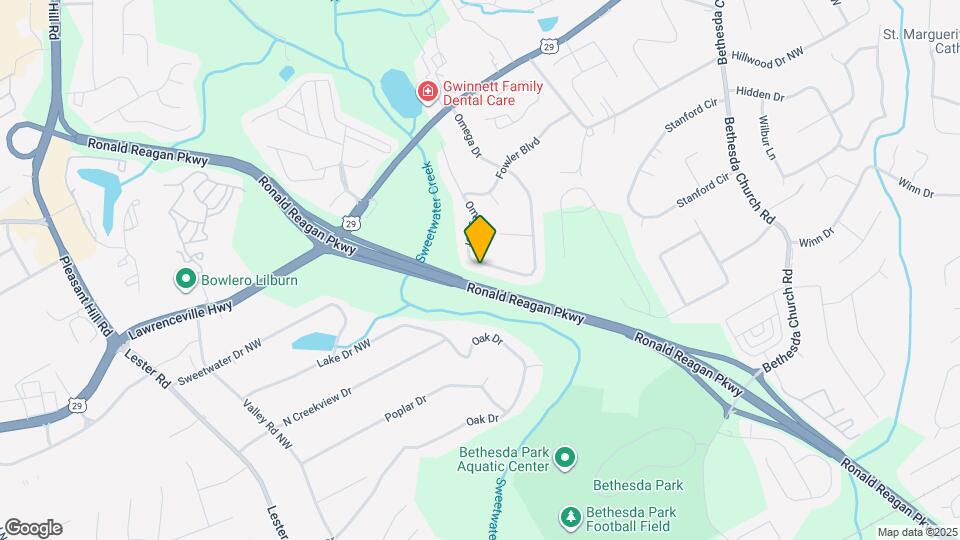 135 Omega Dr Map and Location Details