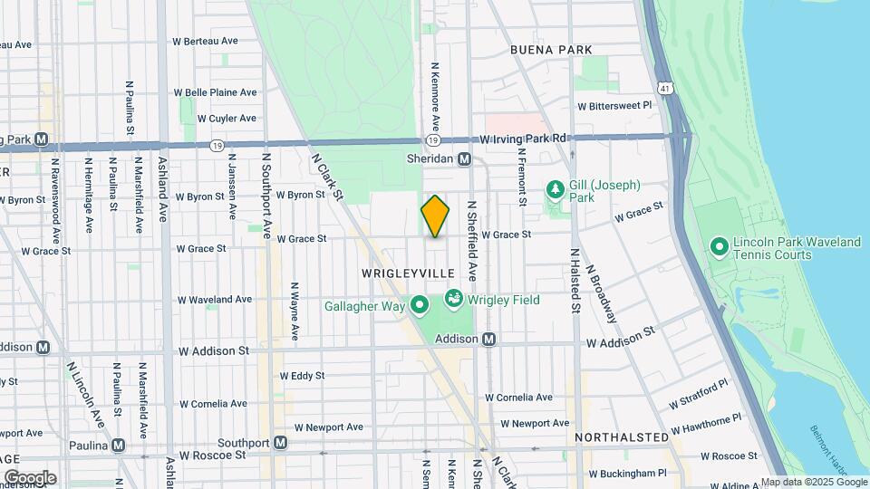 1043 W Grace St, Unit 1 Mapa y Detalles de la Ubicación