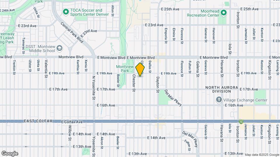 1753 Clinton St Map and Location Details