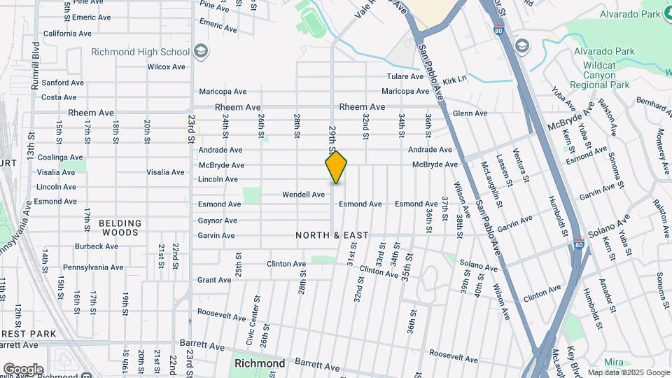 940 29th St Map and Location Details