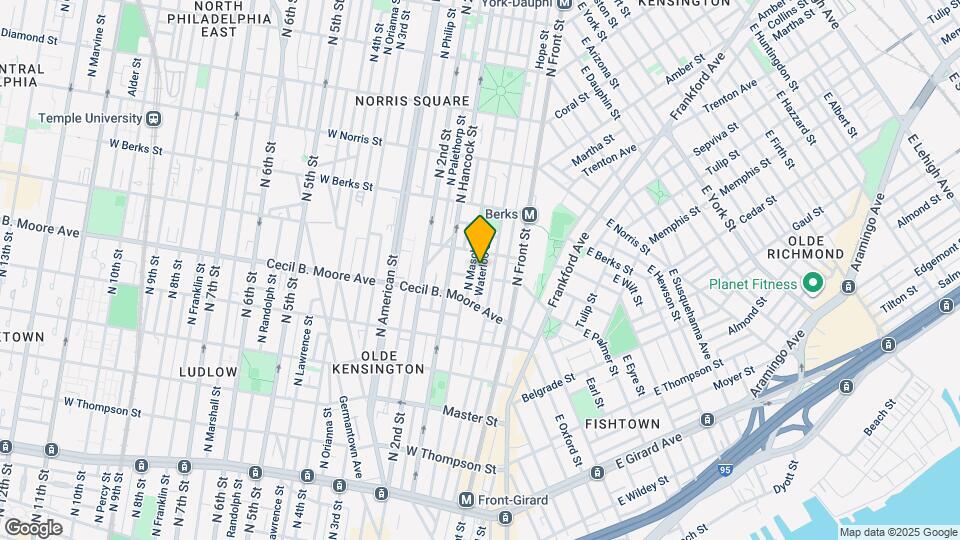 1752 Waterloo St Mapa y Detalles de la Ubicación