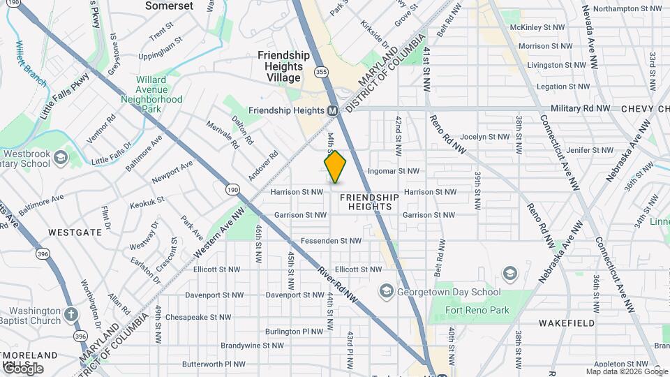 4347 Harrison St NW Map and Location Details