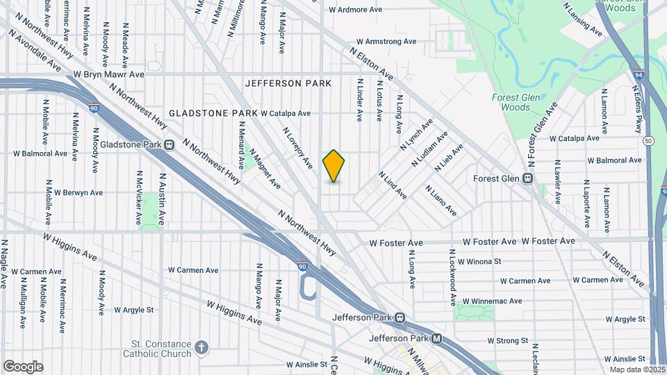 5310 N Luna Ave Map and Location Details
