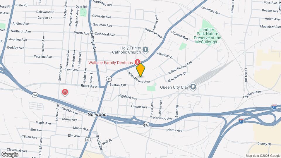 2350 Indian Mound Ave Map and Location Details