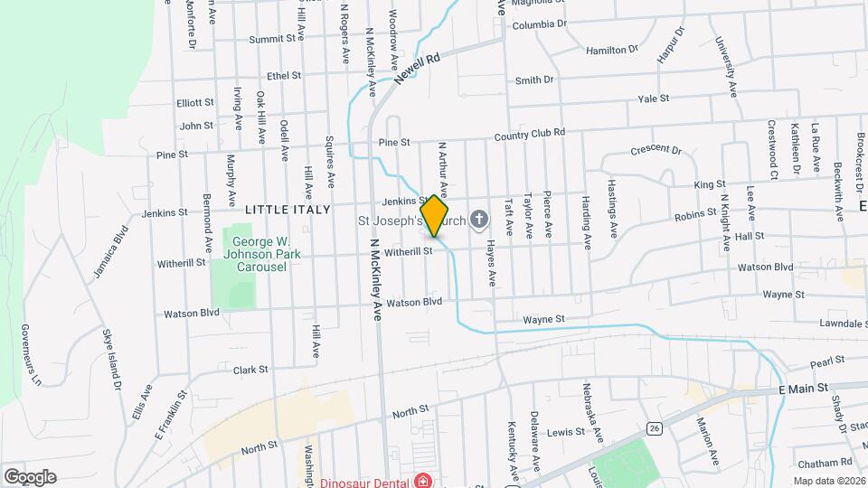 1805 Witherill St Map and Location Details