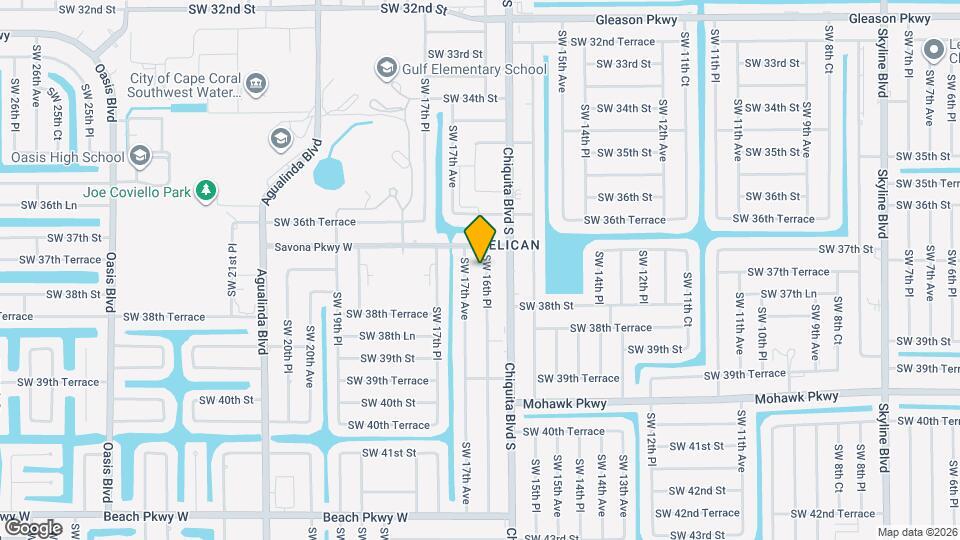 3716 SW 16th Pl Map and Location Details