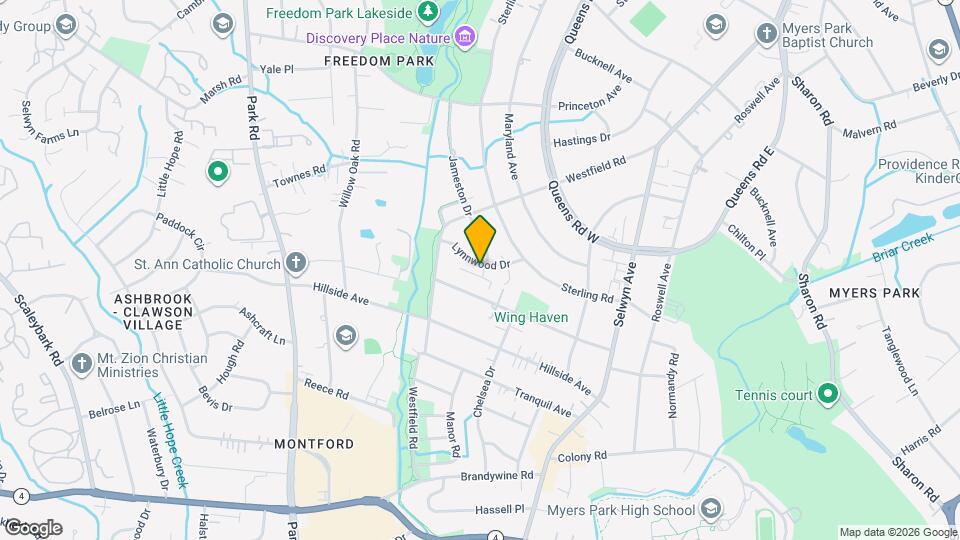 1976 Lynnwood Dr Mapa y Detalles de la Ubicación