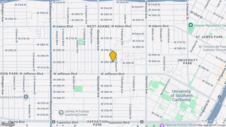 1514 W 30th St Map and Location Details