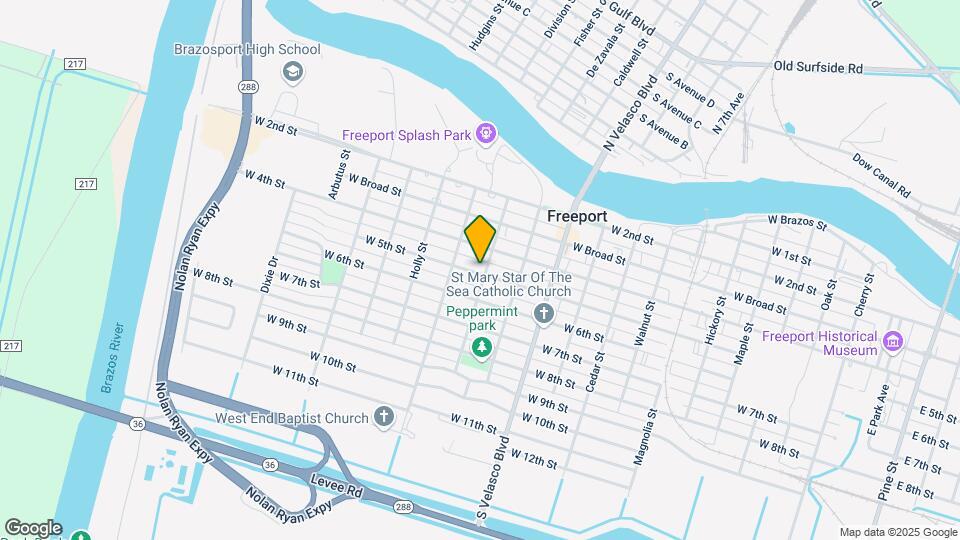 1302 W 5th St Map and Location Details