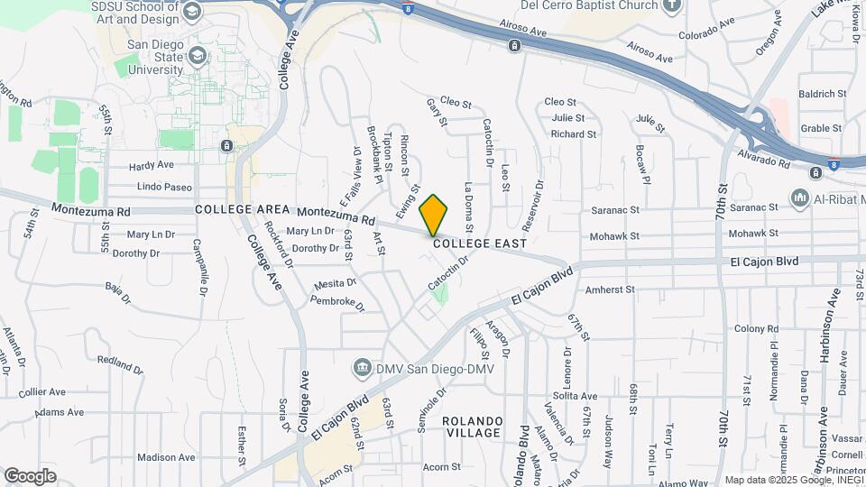 4985 Curry Dr Map and Location Details