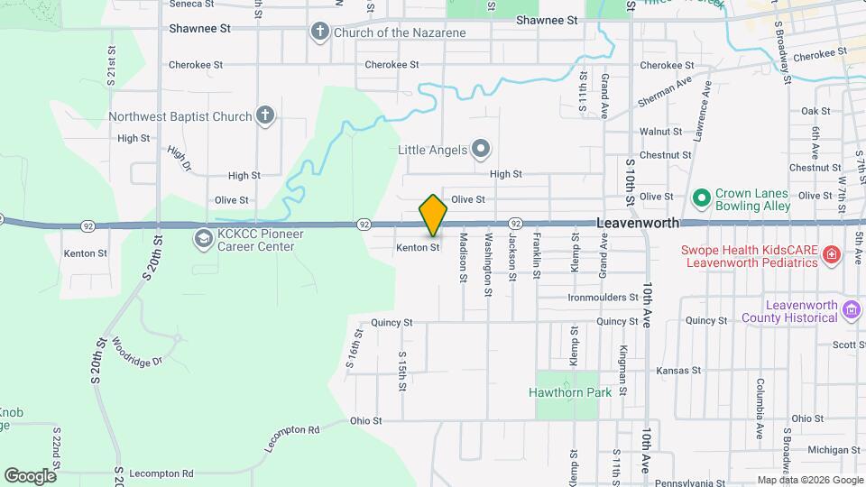 1406 Kenton St Map and Location Details