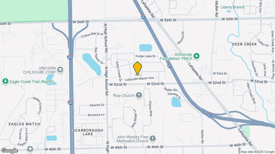 6010 Lakeside Manor Ave Map and Location Details