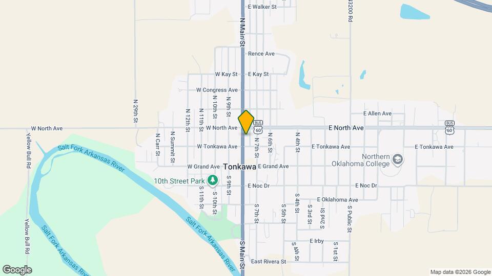 206 N Main St Map and Location Details