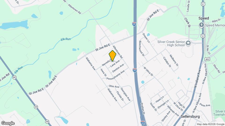 630 Lane Ave Map and Location Details
