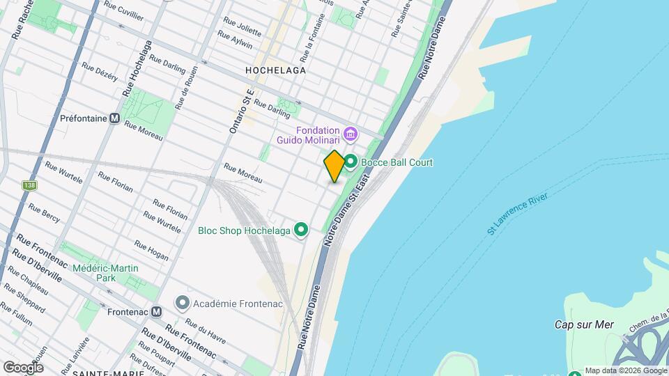 545-575 Préfontaine Map and Location Details