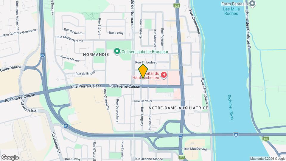 919 Beaudry Rue Map and Location Details