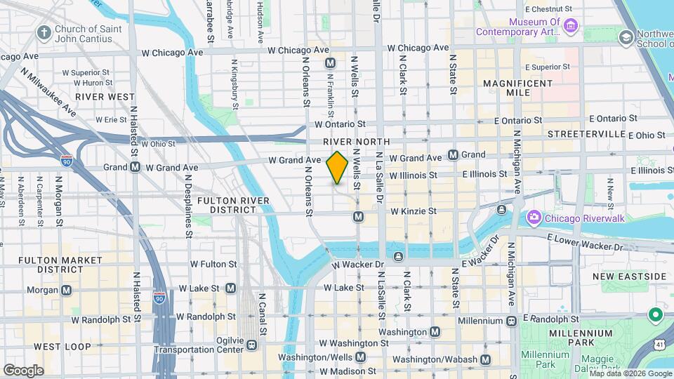 226 W Hubbard St Mapa y Detalles de la Ubicación