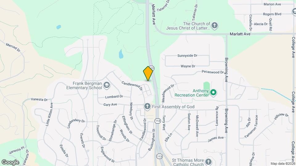 2542 Candlecrest Cir Map and Location Details