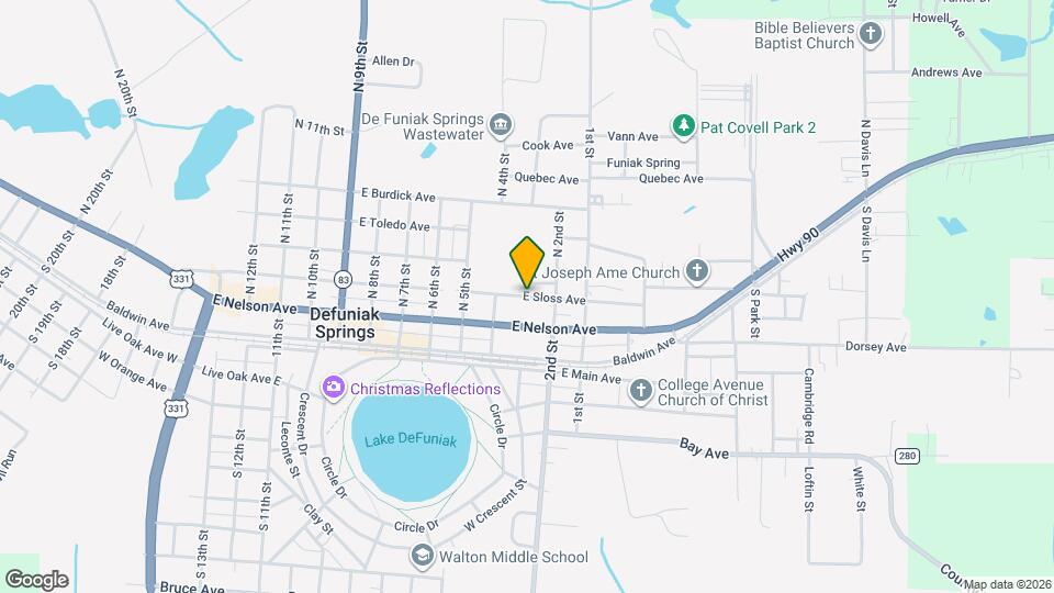 41 E Sloss Ave Map and Location Details