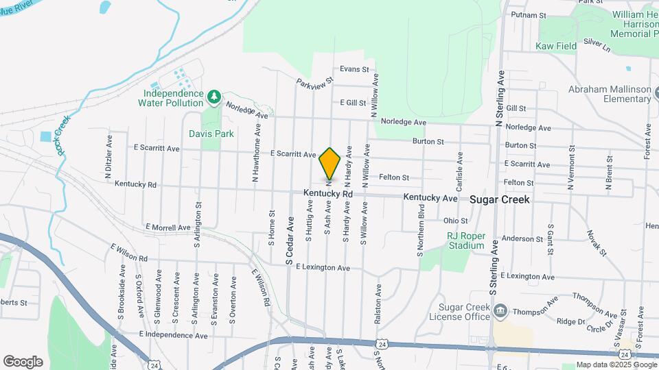 119 N Ash Ave Map and Location Details