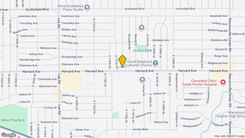 17809 Harvard Ave Map and Location Details