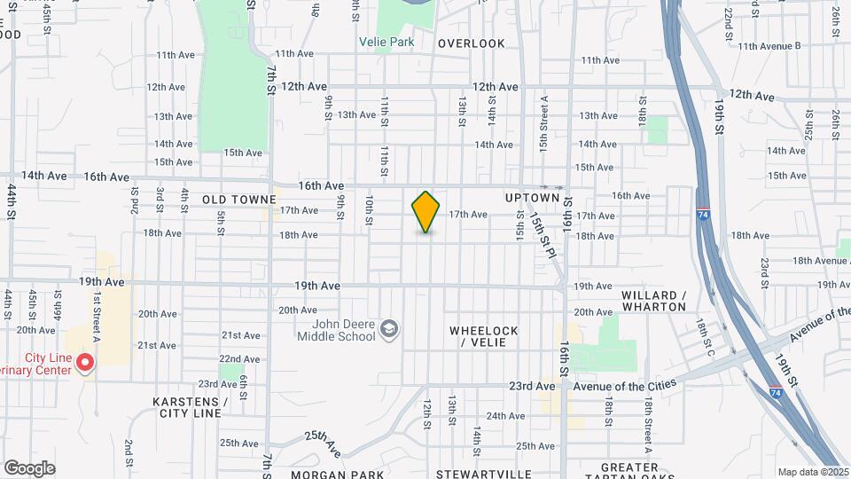 1729 12th St Map and Location Details