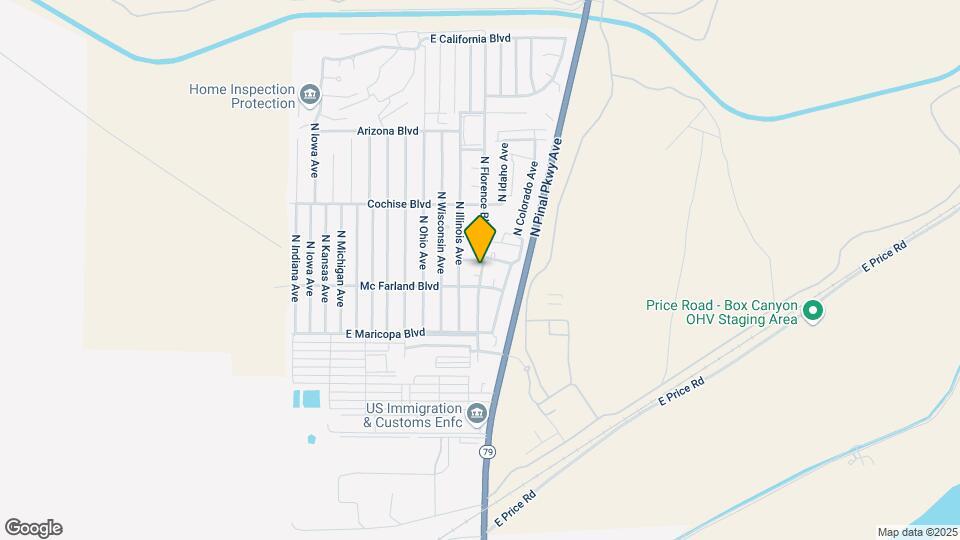 709 Mohave Way Map and Location Details