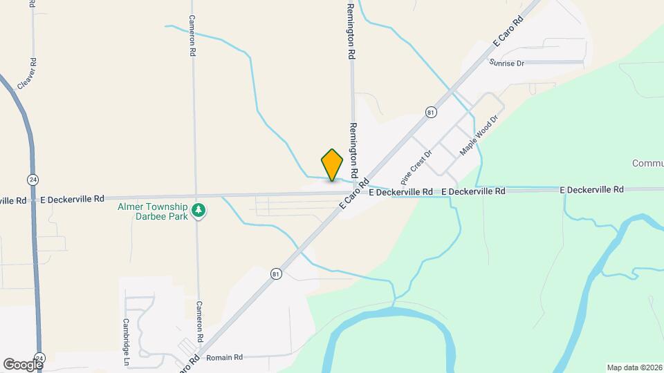 465 E Deckerville Rd Map and Location Details