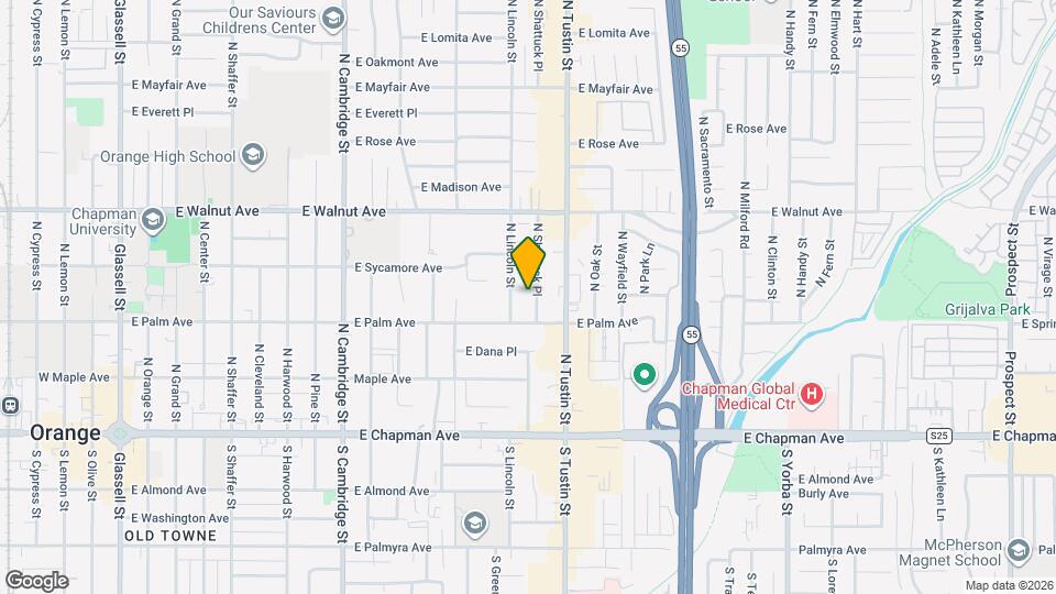 344 N Shattuck Pl Map and Location Details