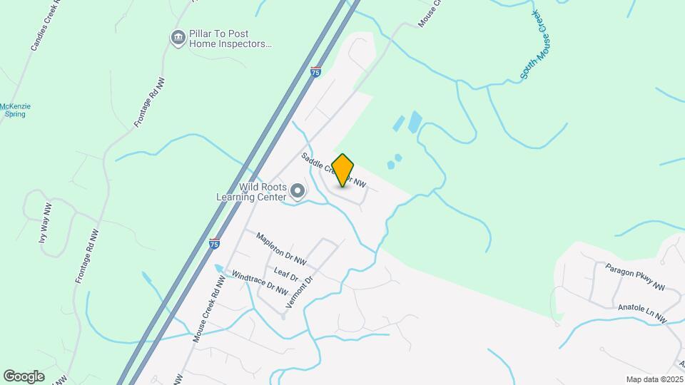 173 Winding Creek Cir NW Map and Location Details