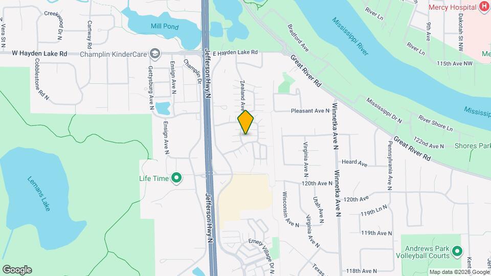 12120 Zealand Ave N Map and Location Details