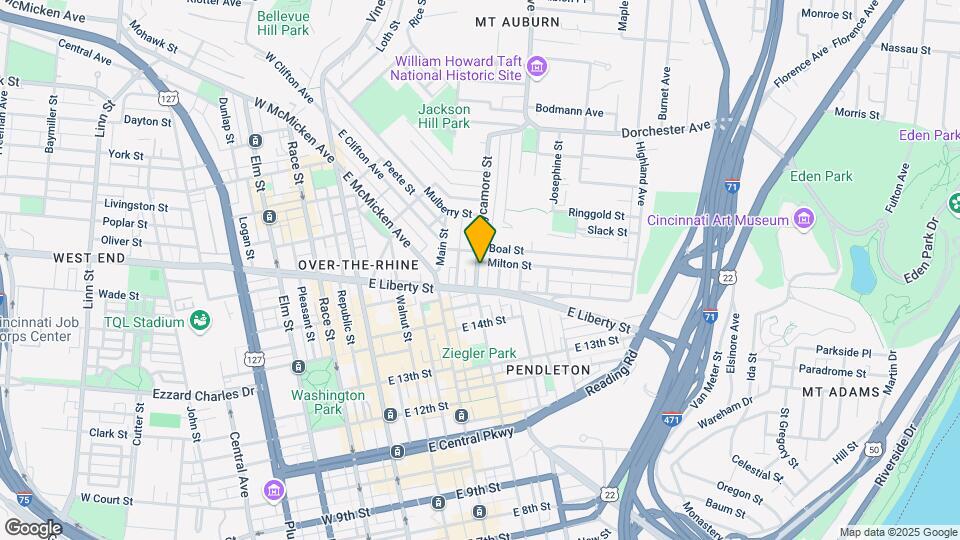 1614-1616 Sycamore St Map and Location Details