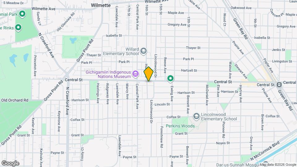 2934 Central St, Unit 2S Map and Location Details