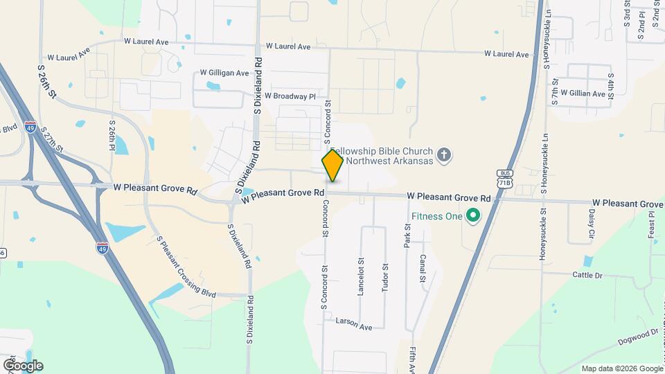 1657 W Pleasant Grove Rd Map and Location Details
