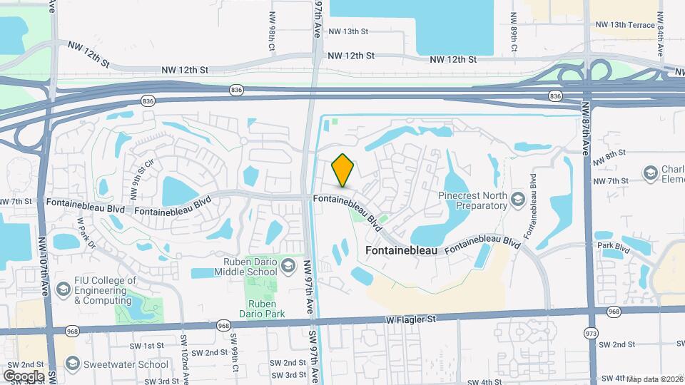 9591 Fontainebleau Blvd Map and Location Details