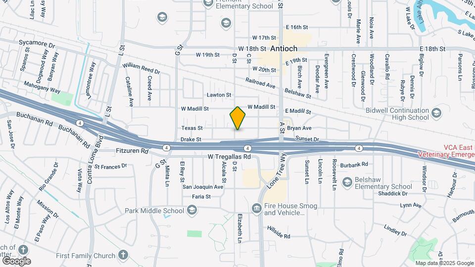 2507 D St Map and Location Details