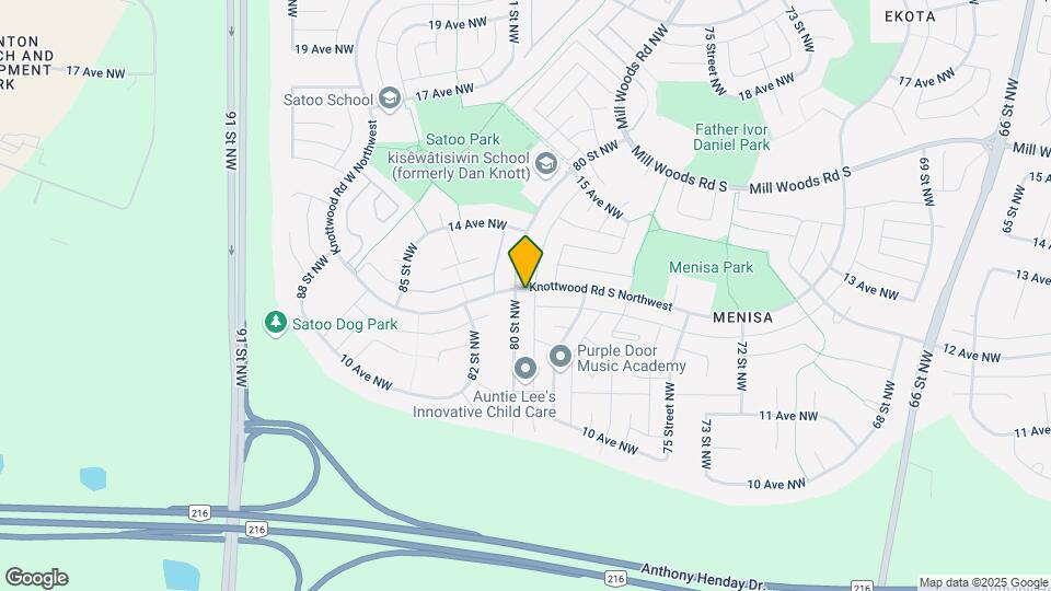 800 Knottwood Road South NW Map and Location Details