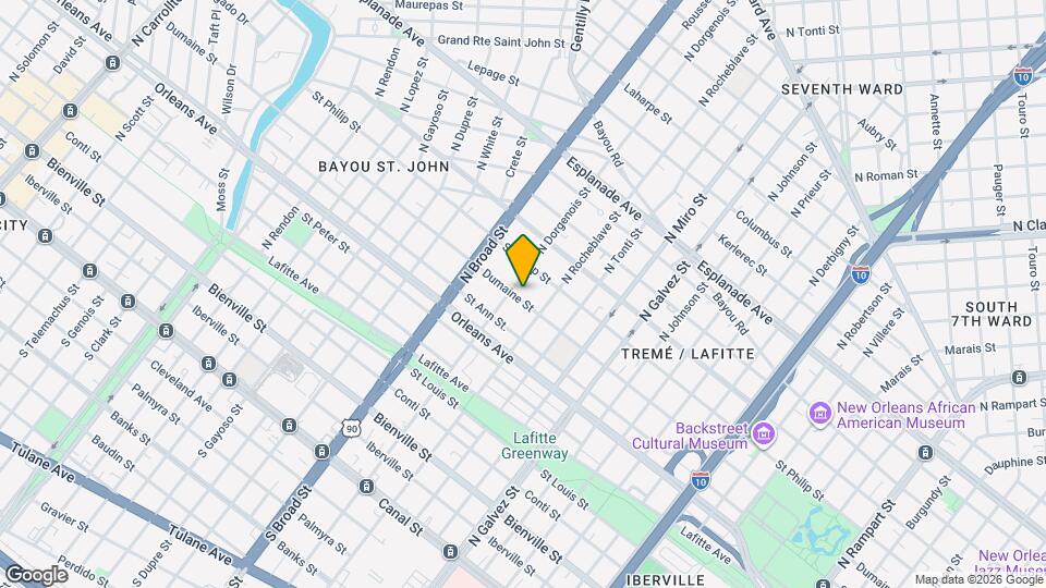 2541 Dumaine St Map and Location Details