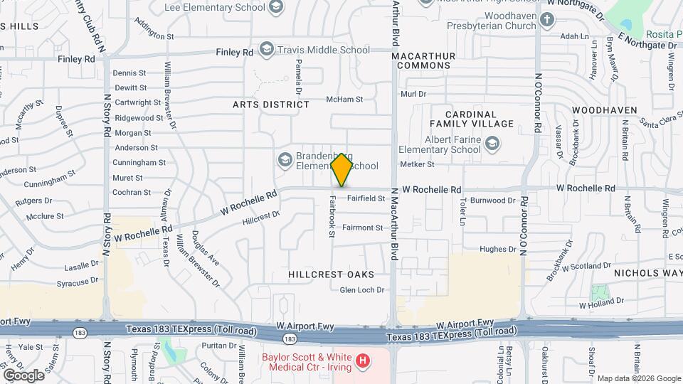 1225 Fairfield St Map and Location Details